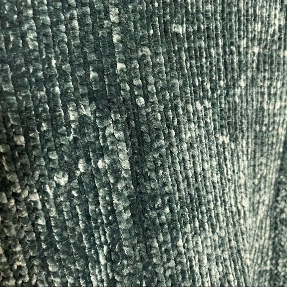 New Marled Reunited Cowl Turtleneck Evergreen Chenille Knit Sweater Green - Picture 9 of 15